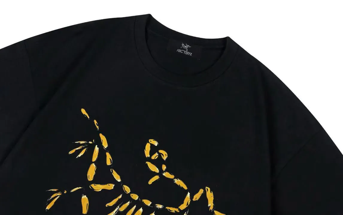 ARC TERYX JIL SANDER Series 2025New Arrival logo Same Style t 100％ 32 ：Black Size：XS S M L